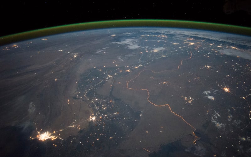 India and Pakistan Are 99% the Same Risk, and Neither Risk Framework Wants to Hear It — photo credit: NASA / ISS Crew Earth Observations
